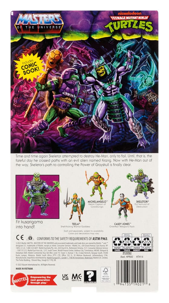 MOTU x TMNT: Turtles of Grayskull Skeletor Action Figure