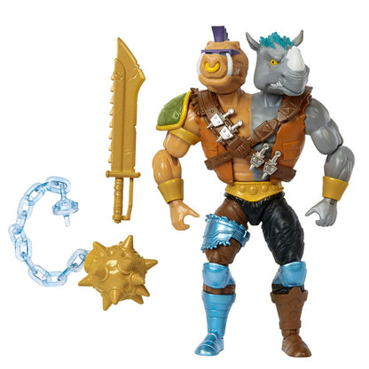 MOTU x TMNT: Turtles of Grayskull Deluxe 2-Bopsteady Action Figure (Bebop Rocksteady)