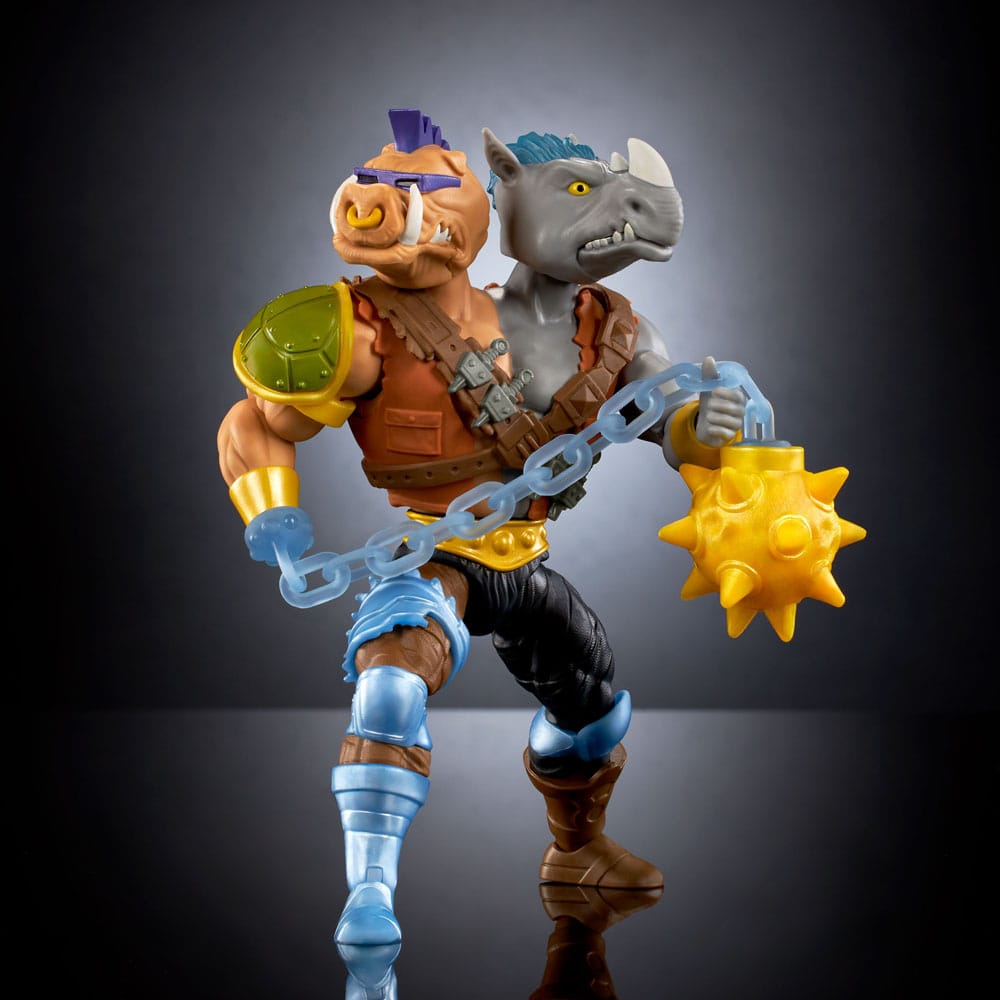 MOTU x TMNT: Turtles of Grayskull Deluxe 2-Bopsteady Action Figure (Bebop Rocksteady)