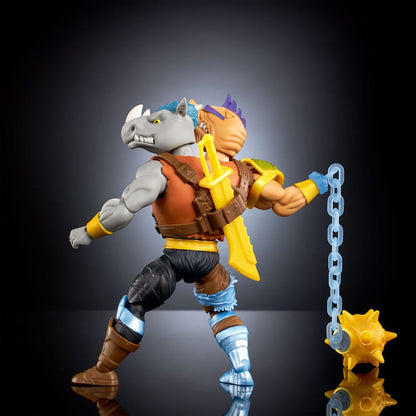 MOTU x TMNT: Turtles of Grayskull Deluxe 2-Bopsteady Action Figure (Bebop Rocksteady)