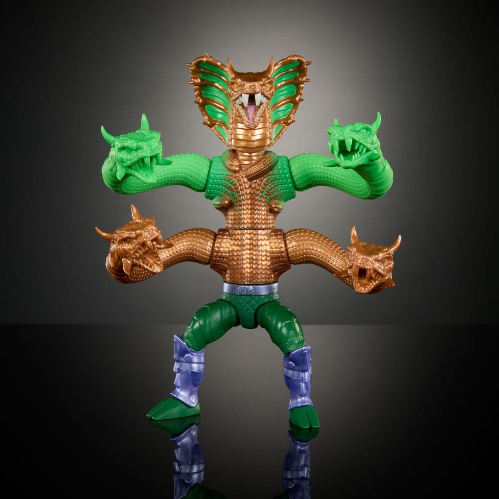 MOTU x TMNT: Turtles of Grayskull King Hiss Action Figure Deluxe Set